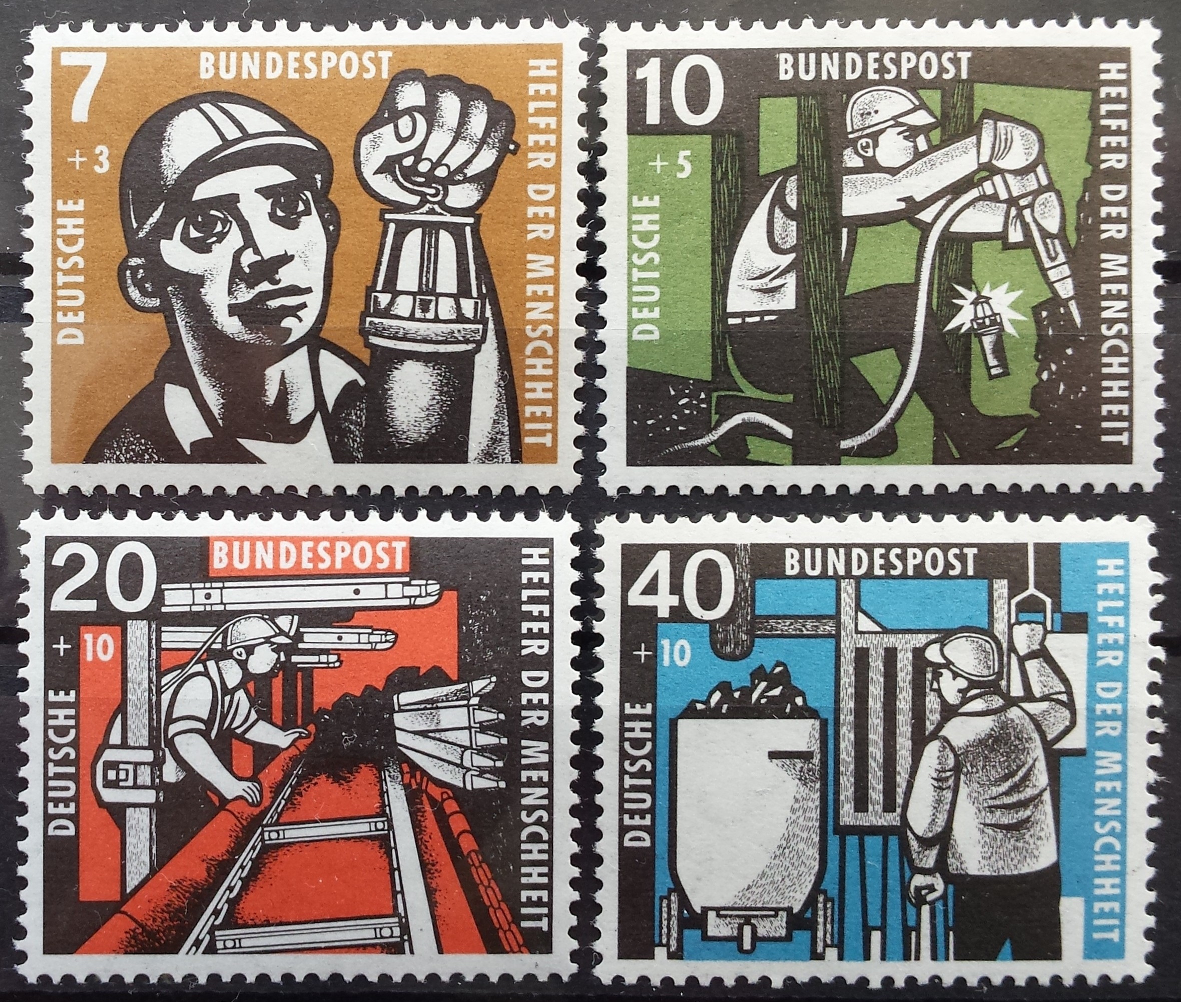 Vokietija, pilna serija, MiNr 270-273 MNH**