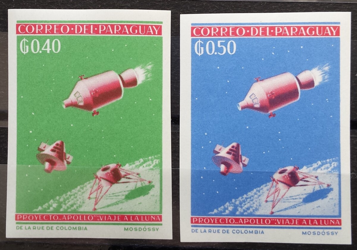 Paragvajus, pilna serija, MiNr 1306-1307 B MNH**