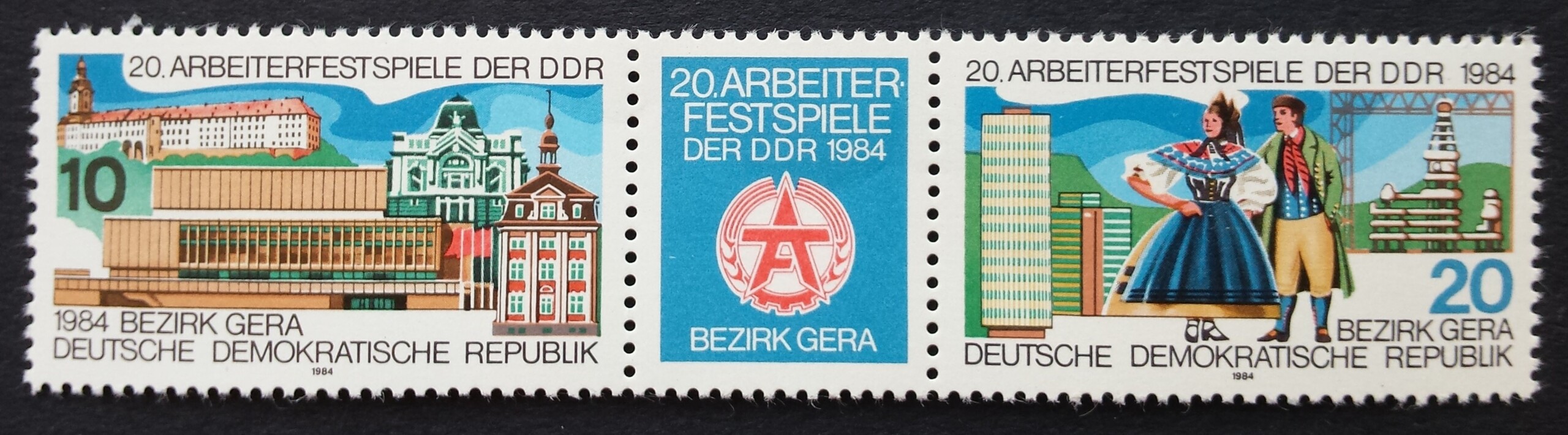 Vokietijos Demokratinė Respublika (VDR), pilna serija, MiNr 2880-2881 MNH**