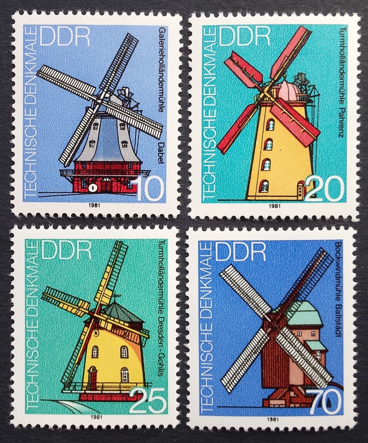 Vokietijos Demokratinė Respublika (VDR), pilna serija, MiNr 2657-2660 MNH**