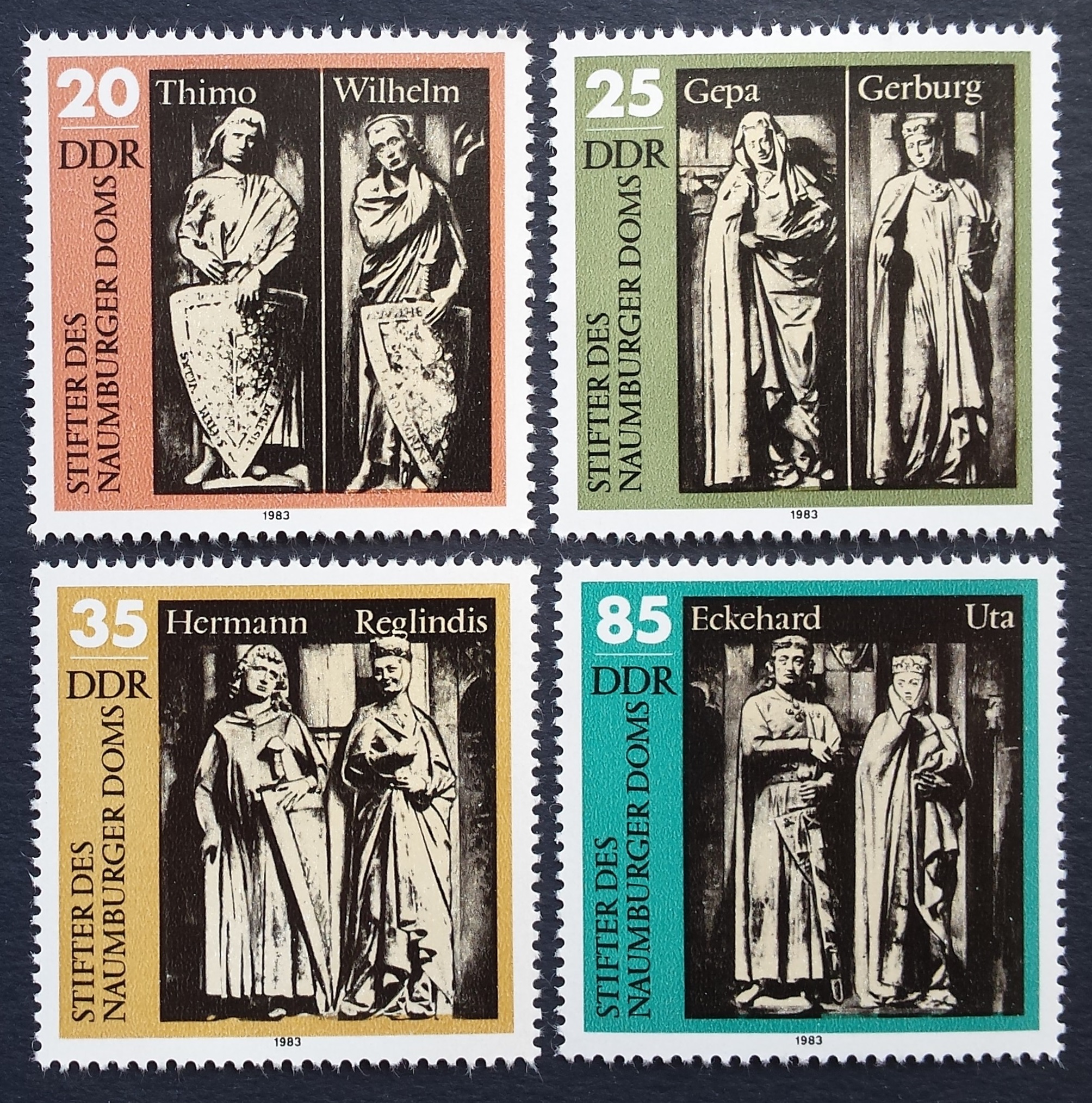 Vokietijos Demokratinė Respublika (VDR), pilna serija, MiNr 2808-2811 MNH**