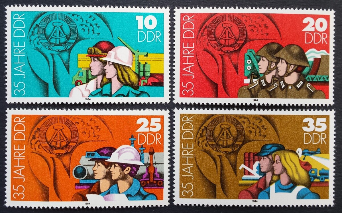 Vokietijos Demokratinė Respublika (VDR), pilna serija, MiNr 2898-2901 MNH**