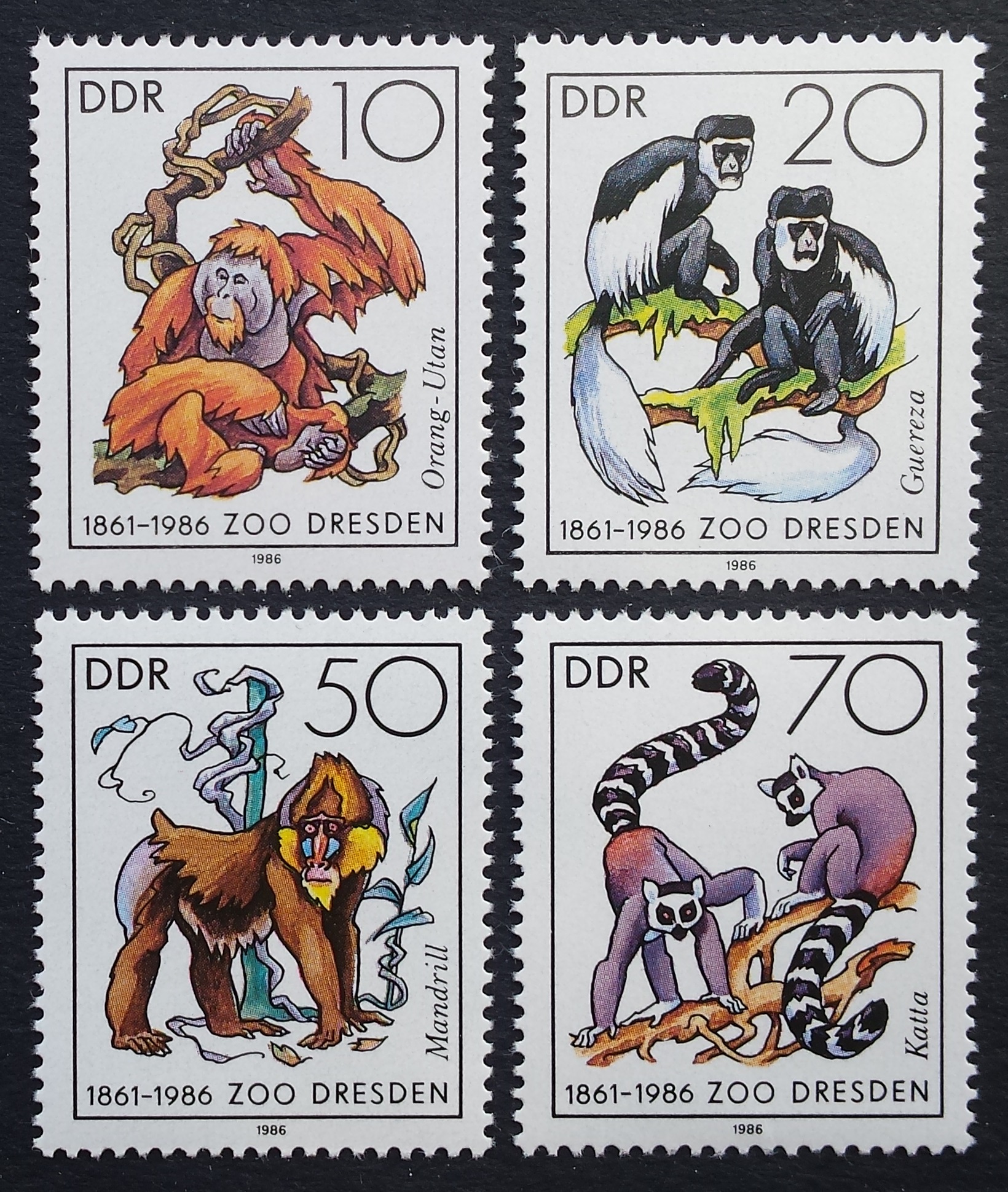 Vokietijos Demokratinė Respublika (VDR), pilna serija, MiNr 3019-3022 MNH**