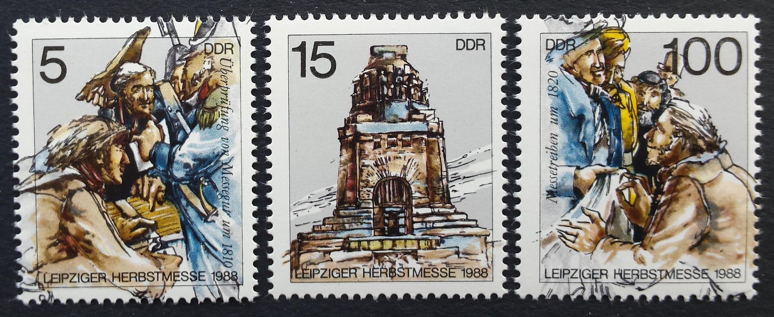 Vokietijos Demokratinė Respublika (VDR), pilna serija, MiNr 3193-3195 MNH**