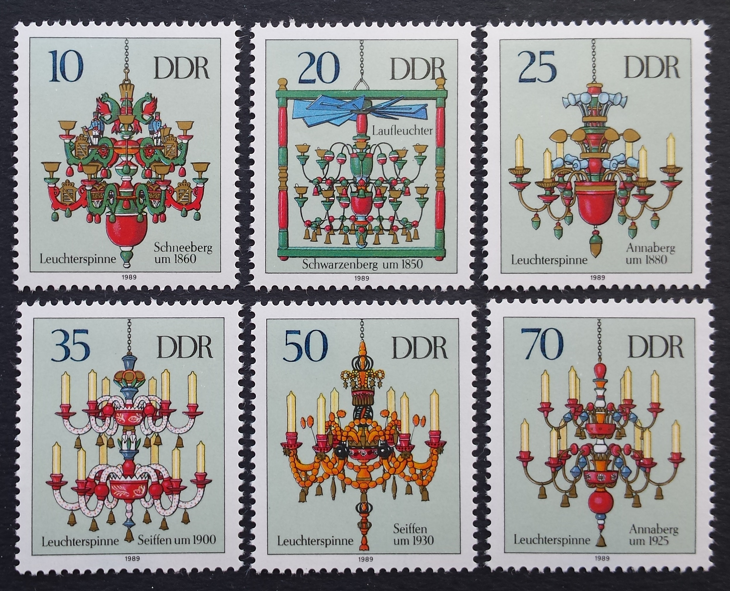 Vokietijos Demokratinė Respublika (VDR), pilna serija, MiNr 3289-3294 MNH**