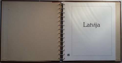 Albumas Latvijos 1992-1995 m. pašto ženklams SAFE