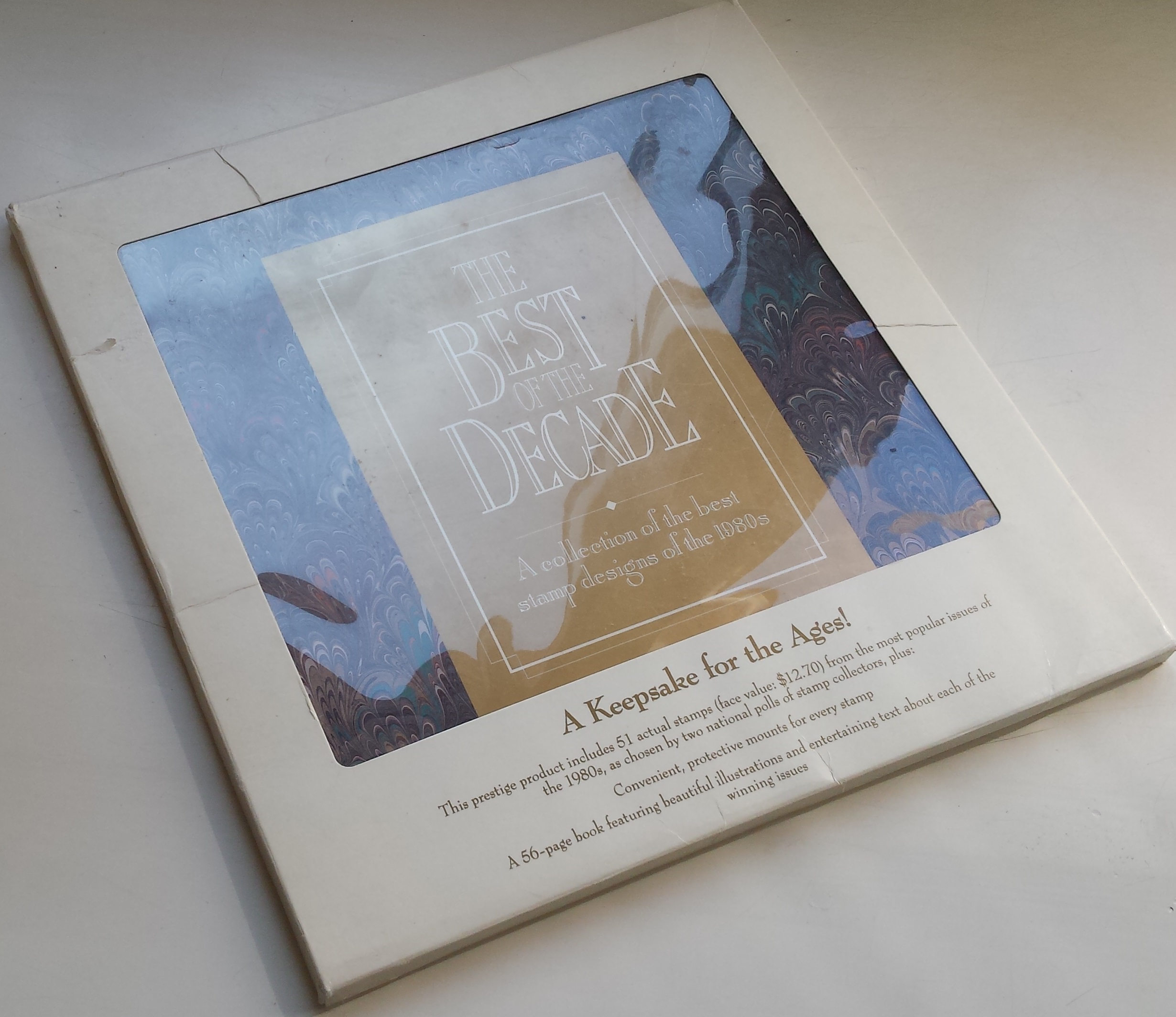 JAV 1980-1989 m. pašto ženklų rinkinio knyga