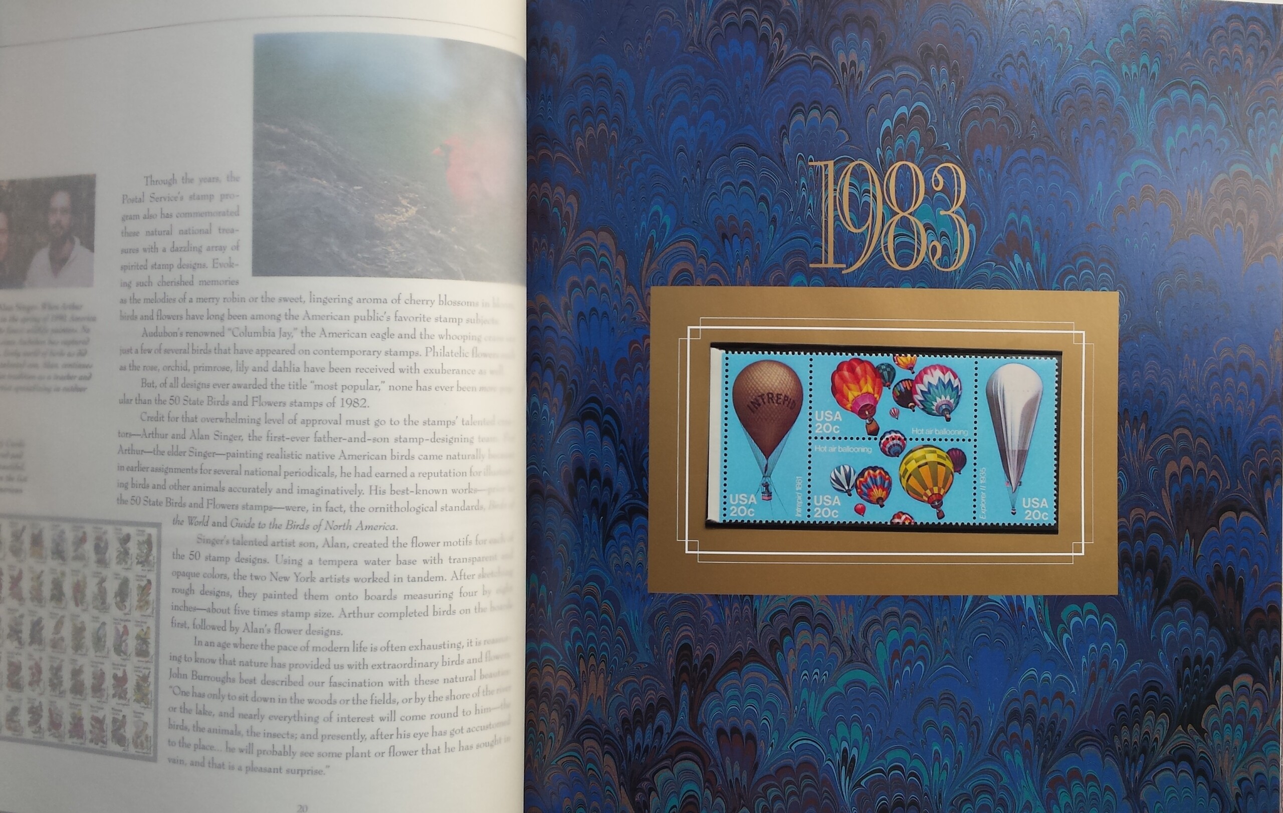 JAV 1980-1989 m. pašto ženklų rinkinio knyga JAV 1980-1989 m. pašto ženklų rinkinio knyga