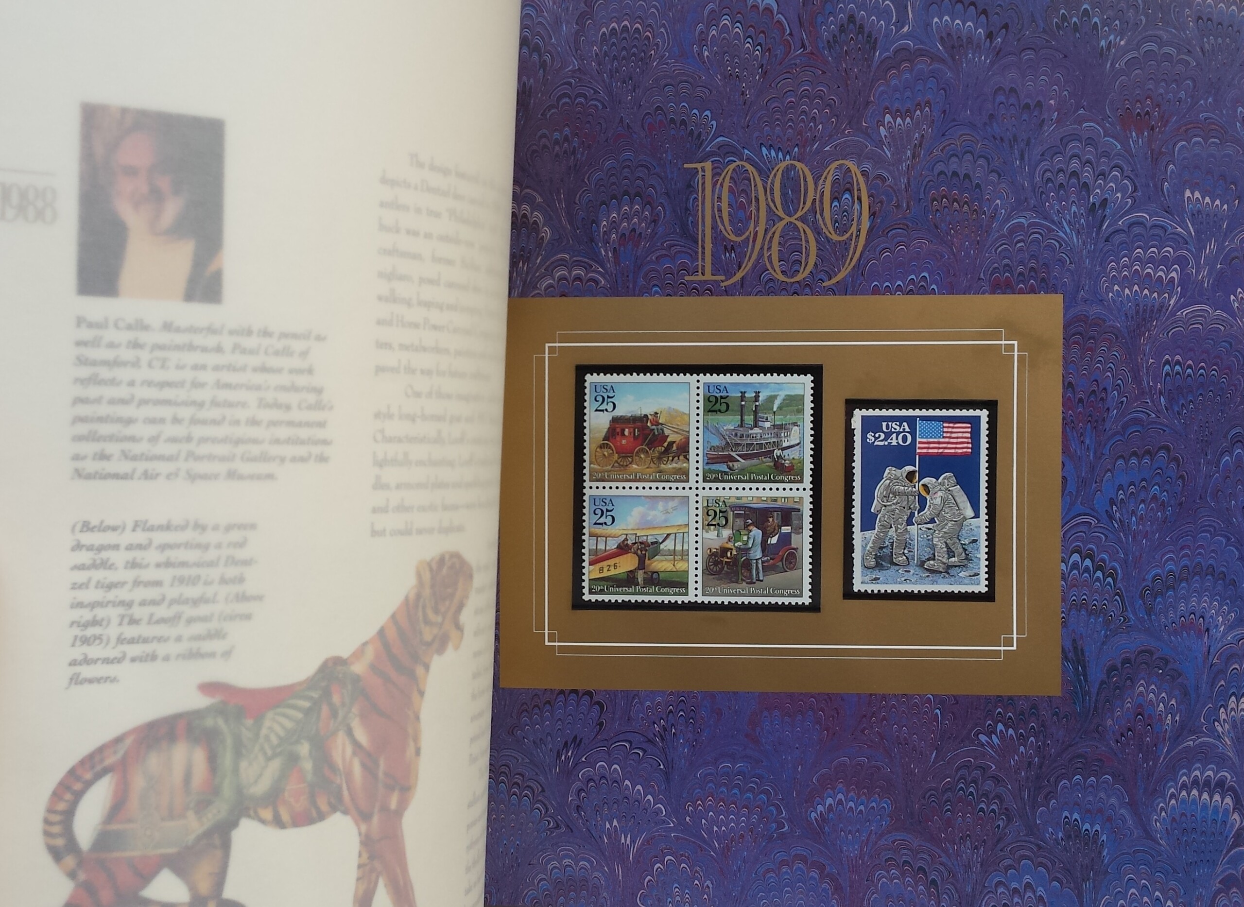 JAV 1980-1989 m. pašto ženklų rinkinio knyga JAV 1980-1989 m. pašto ženklų rinkinio knyga