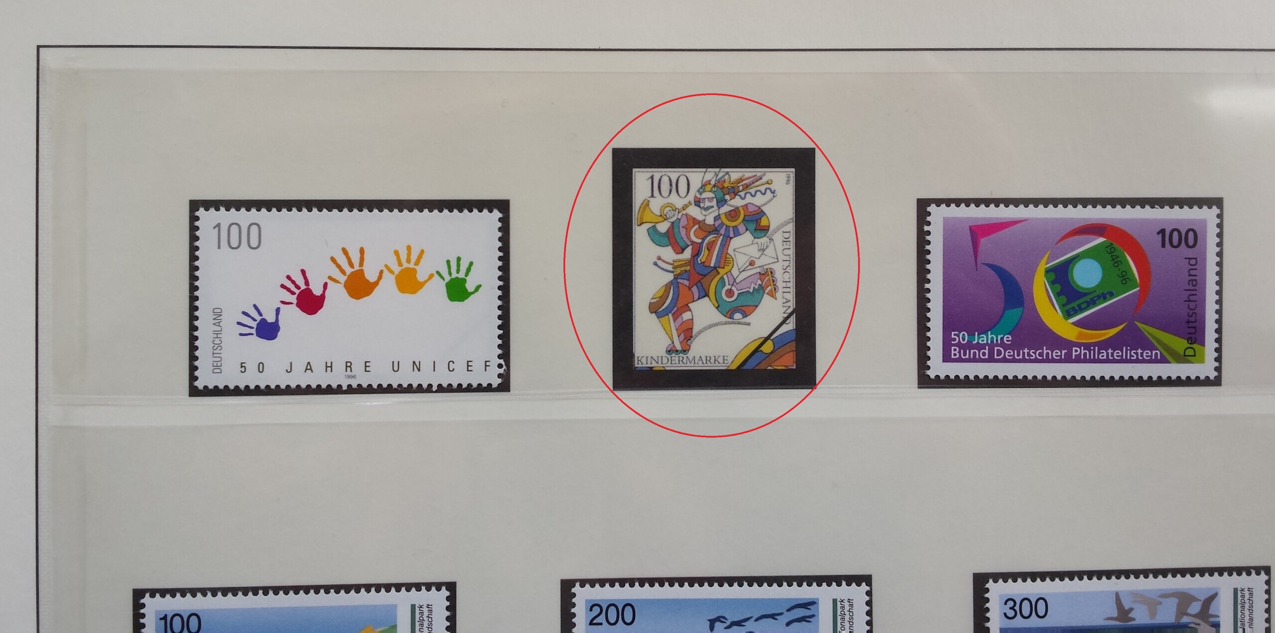 Vokietijos (VFR) 1992-1996 metų pašto ženklų kolekcija Lindner albume MNH** Vokietijos (VFR) 1992-1996 metų pašto ženklų kolekcija Lindner albume MNH**