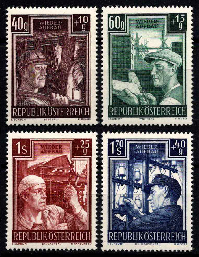 Austrija, pilna serija, MiNr 960-963 MNH**