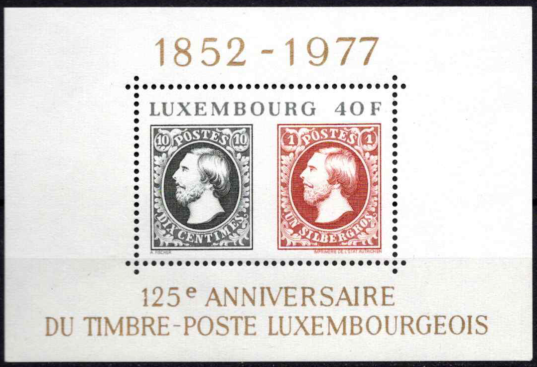 Liuksemburgas, blokas Nr. 10, MiNr 951 MNH**