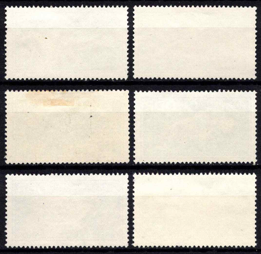 Vokietijos Demokratinė Respublika (VDR), pilna serija, MiNr 1221-1226 Used (O)