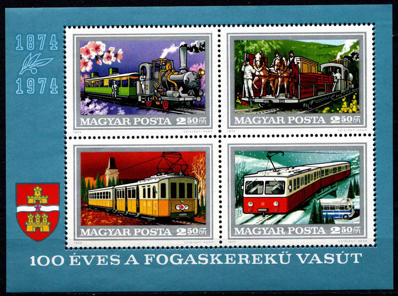Vengrija, blokas Nr. 107 A, MiNr 2964-2967 MNH**