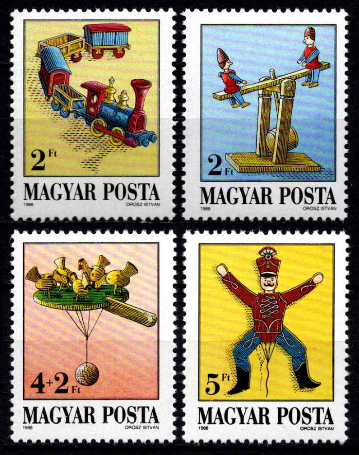 Vengrija, pilna serija, MiNr 3978-3981 MNH**