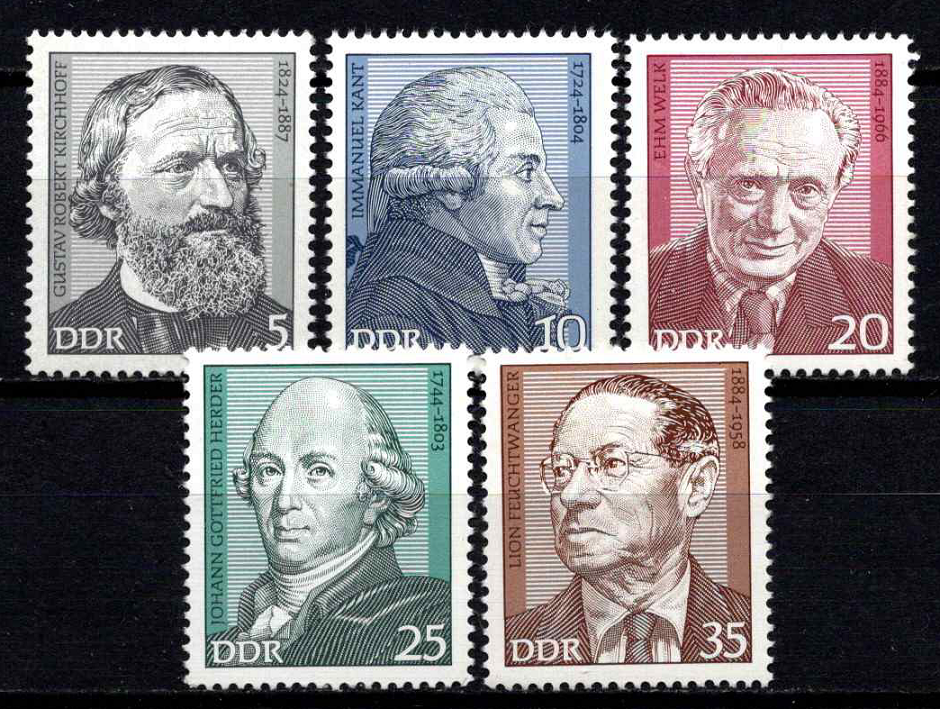 Vokietijos Demokratinė Respublika (VDR), pilna serija, MiNr 1941-1945 MNH**