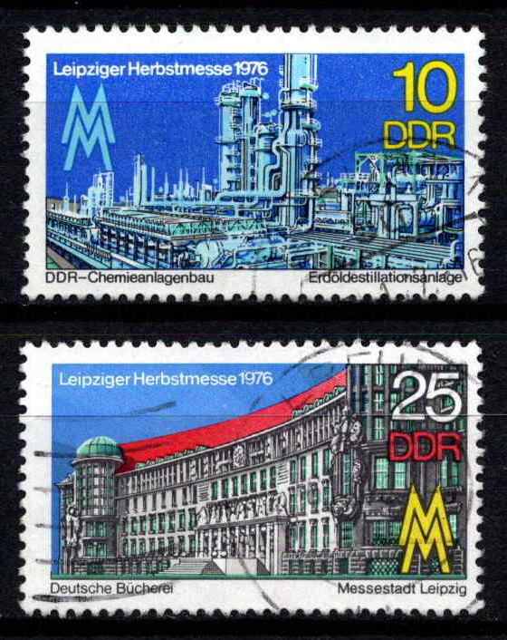 Vokietijos Demokratinė Respublika (VDR), pilna serija, MiNr 2161-2162 Used (O)