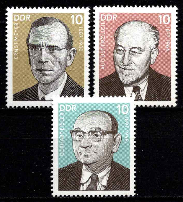 Vokietijos Demokratinė Respublika (VDR), pilna serija, MiNr 2264-2266 MNH**