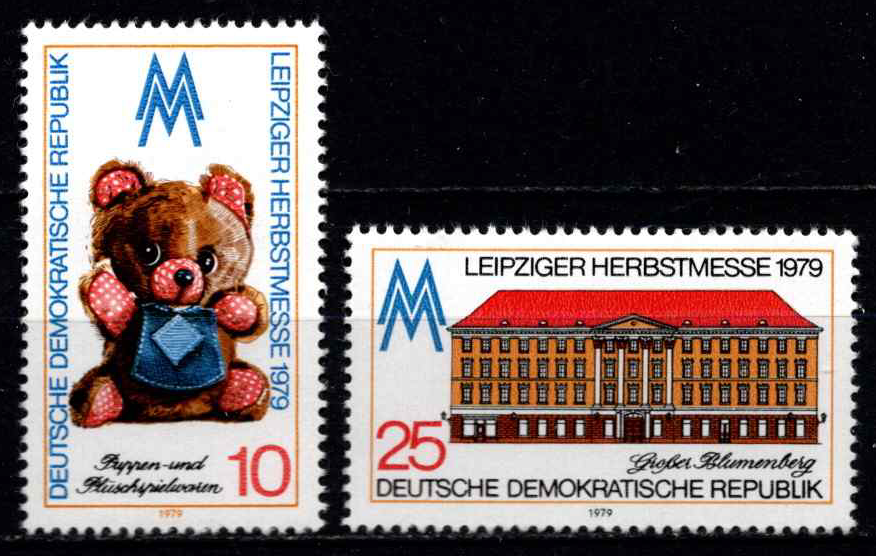 Vokietijos Demokratinė Respublika (VDR), pilna serija, MiNr 2452-2453 MNH**