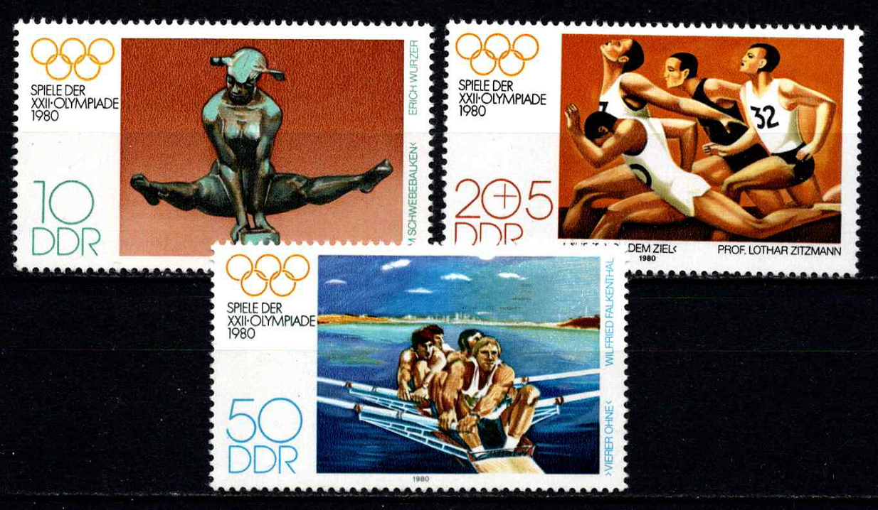 Vokietijos Demokratinė Respublika (VDR), pilna serija, MiNr 2503-2505 MNH**