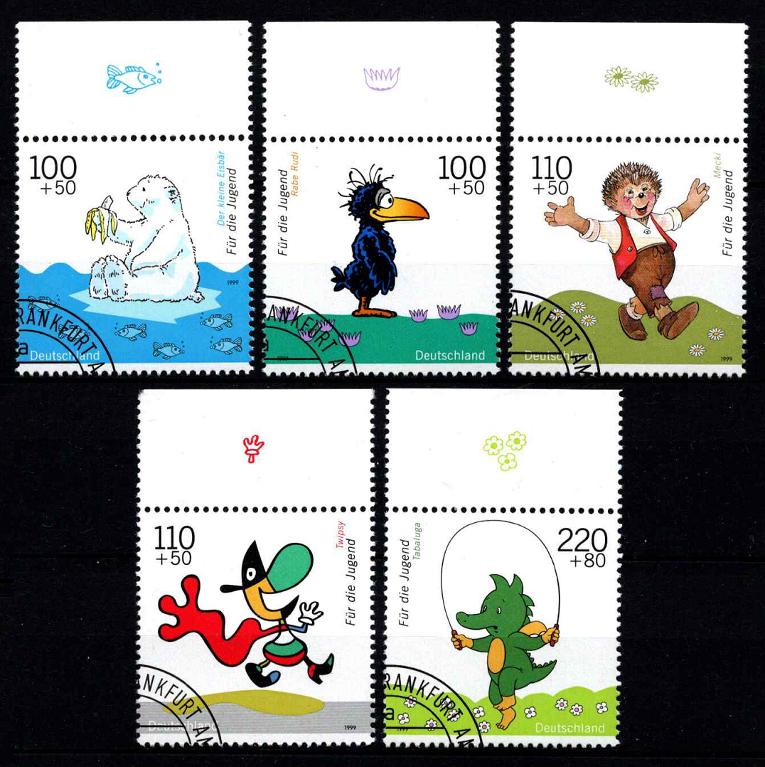 Vokietija, pilna serija, MiNr 2055-2059 Used (O)