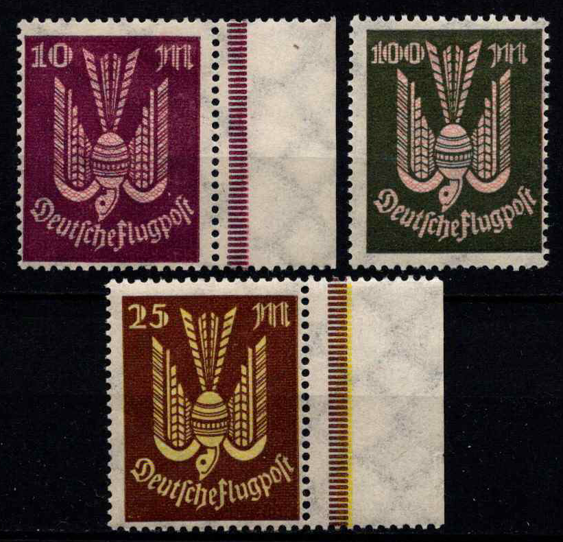 Vokietijos Reichas, pilna serija, MiNr 235-237 MNH**