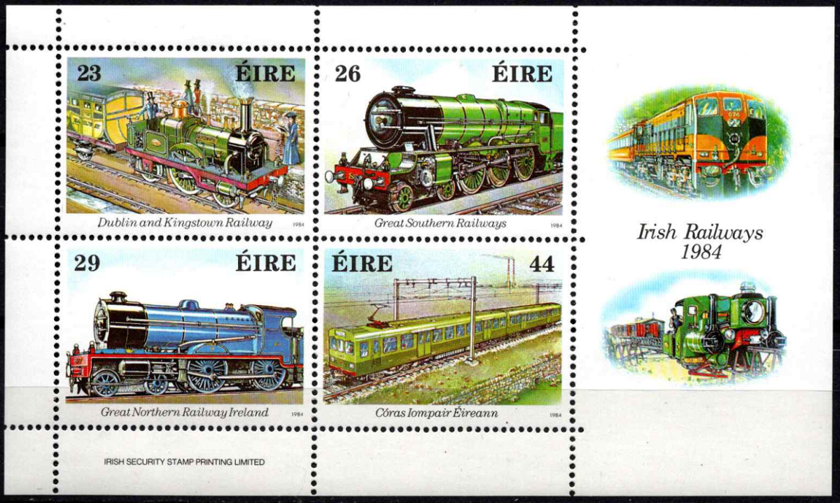 Airija, blokas Nr. 5, MiNr 528-531 MNH**