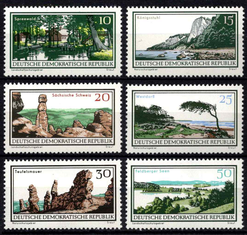 Vokietijos Demokratinė Respublika (VDR), pilna serija, MiNr 1179-1184 MNH**