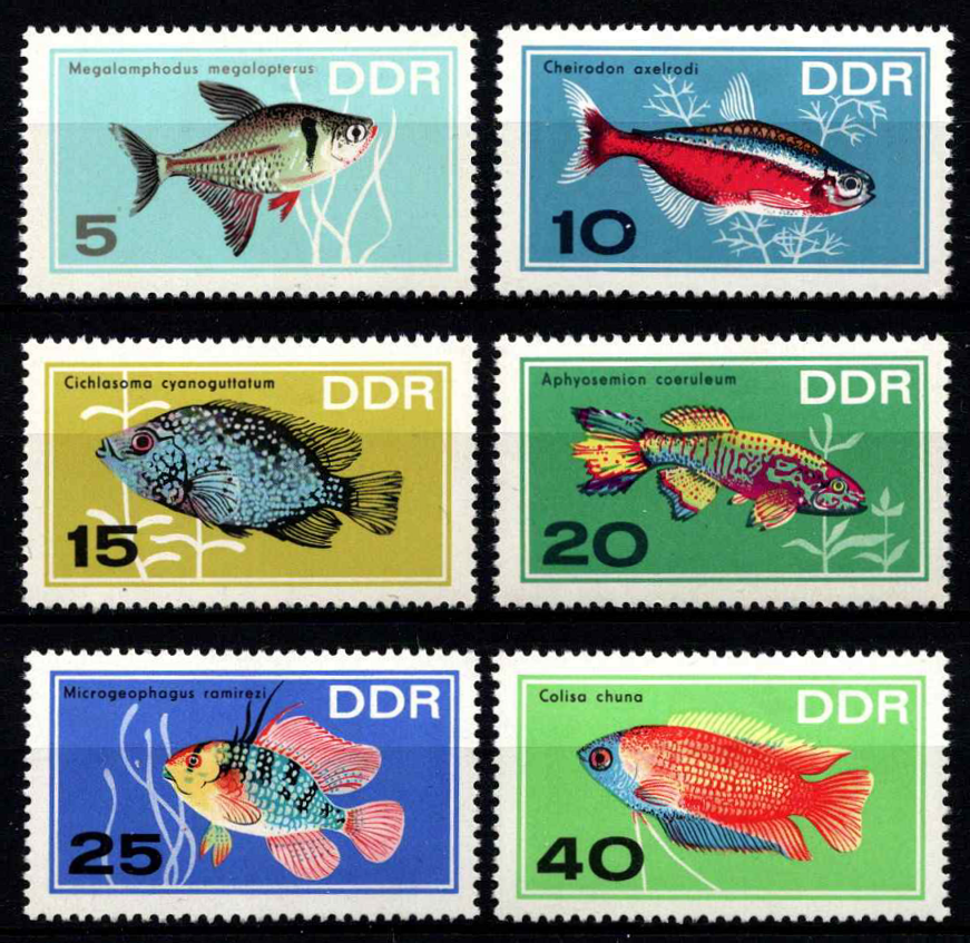 Vokietijos Demokratinė Respublika (VDR), pilna serija, MiNr 1221-1226 MNH**