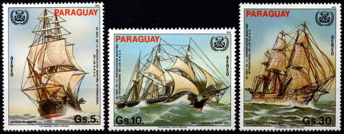Paragvajus, MiNr 3675-3677 MNH**