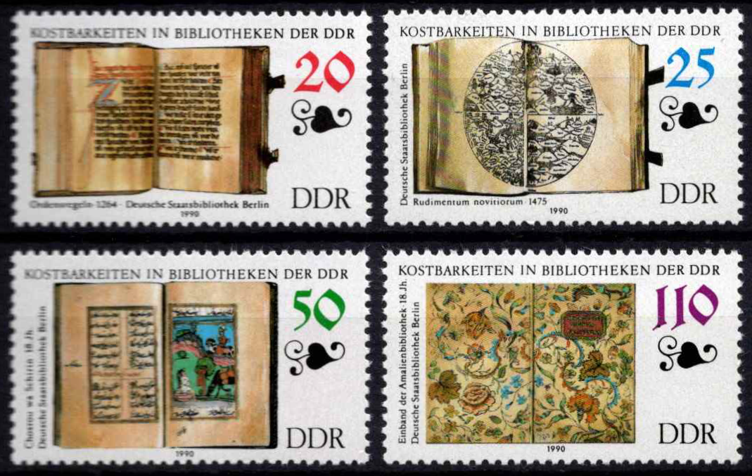 Vokietijos Demokratinė Respublika (VDR), pilna serija, MiNr 3340-3343 MNH**