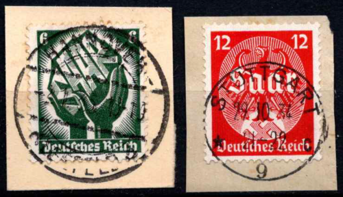 Vokietijos Reichas, pilna serija, MiNr 544-545 Used (O)