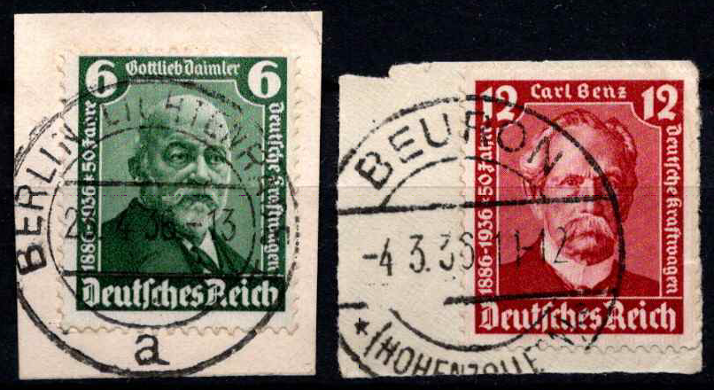 Vokietijos Reichas, pilna serija, MiNr 604-605 Used (O)