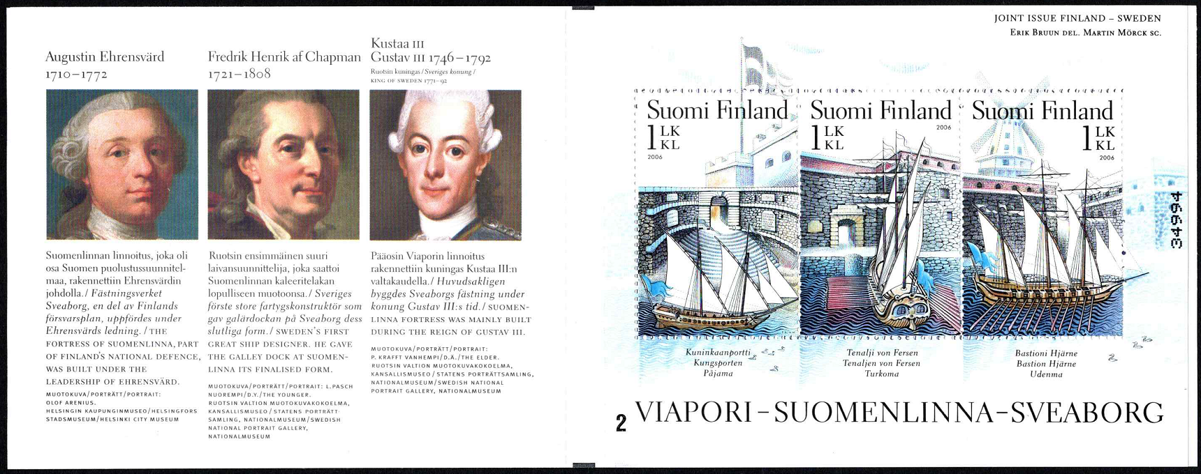 Suomija, pilna serija knygutėje Nr. 68, MiNr 1798-1800 MNH**