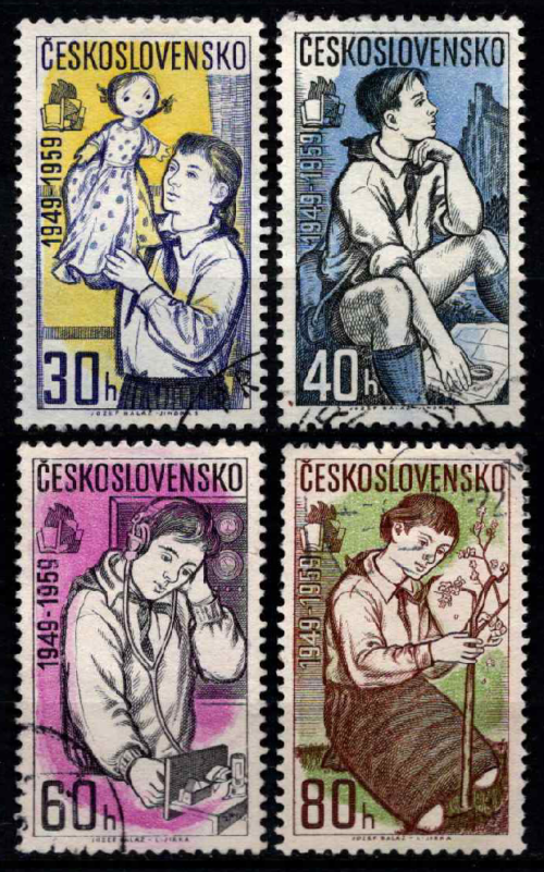 Čekoslovakija, pilna serija, MiNr 1127-1130 Used (O)