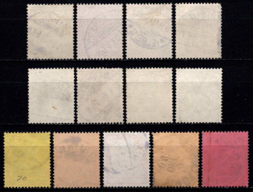Vokietijos Reichas, pilna serija, MiNr 68-77 Used (O)