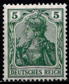 Vokietijos Reichas, MiNr 85 MLH*