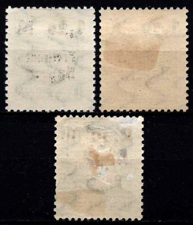 Senoji Vokietija, Bavarija, pilna serija MiNr 174-176 (A) MH*