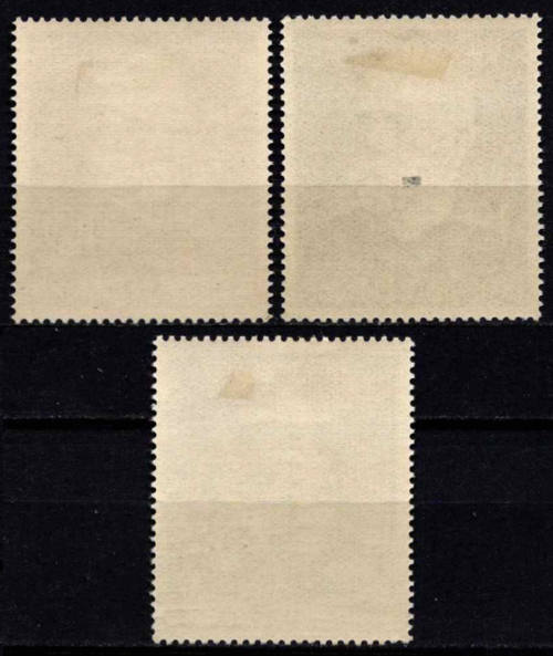 Laisvasis miestas Danzigas, pilna serija, MiNr 306-308 MLH*