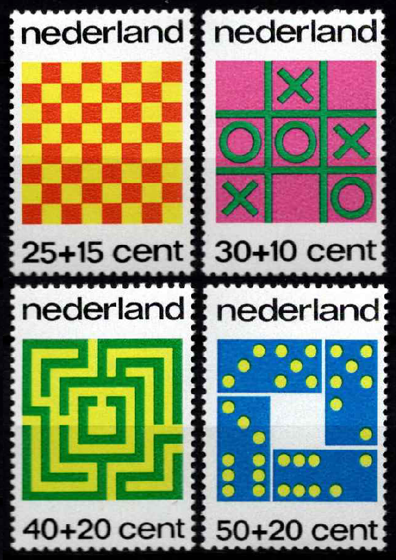Nyderlandai, pilna serija, MiNr 1019-1022 MNH**