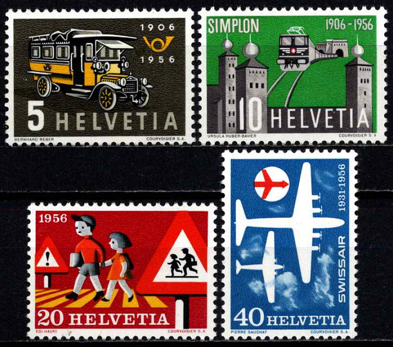 Šveicarija, pilna serija, MiNr 623-626 MNH**
