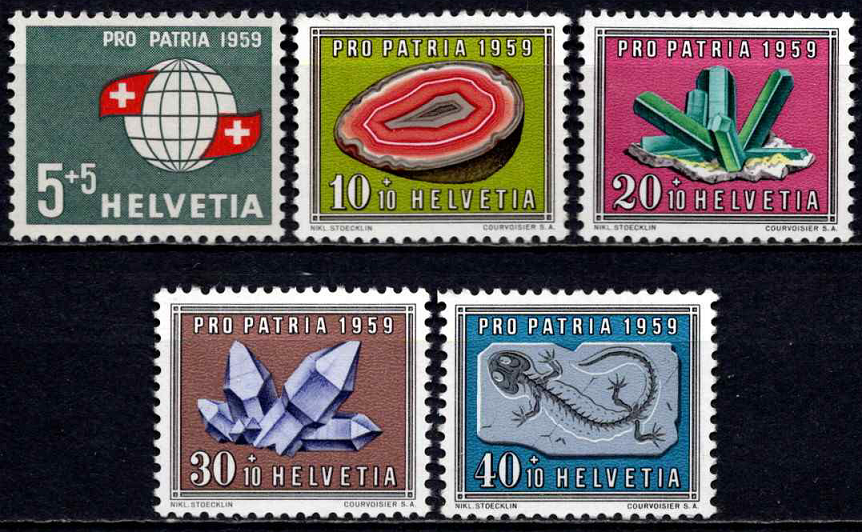 Šveicarija, pilna serija, MiNr 674-678 MNH**