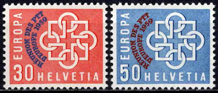Šveicarija, pilna serija, MiNr 681-682 MNH**