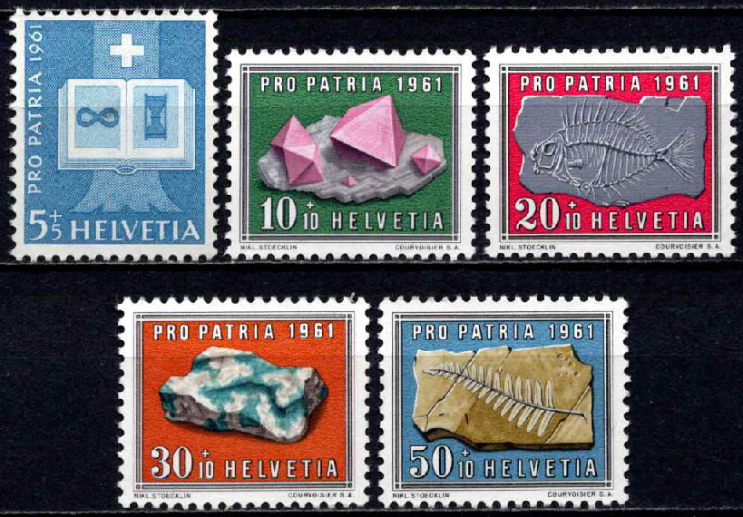 Šveicarija, pilna serija, MiNr 731-735 MNH**