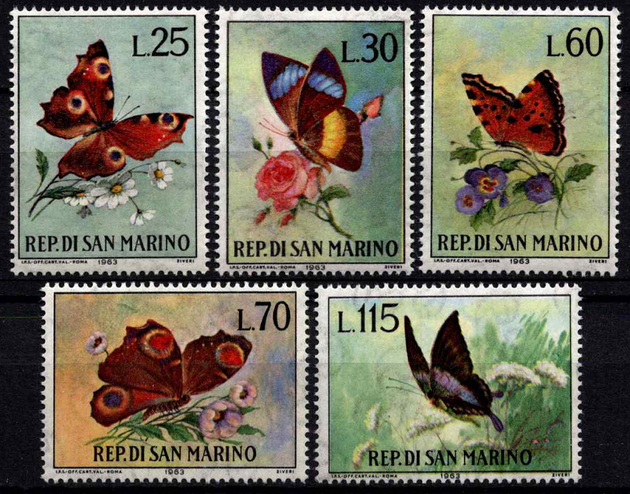 San Marinas, pilna serija, MiNr 776-780 MNH**