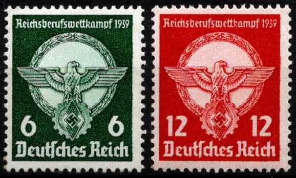 Vokietijos Reichas, pilna serija, MiNr 689-690 MNH**