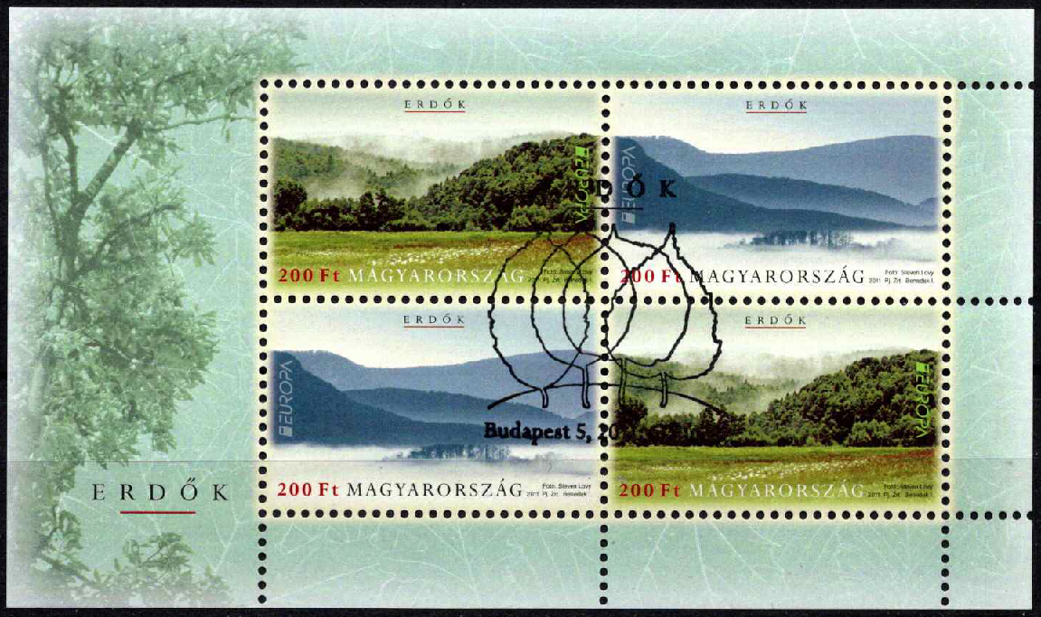 Vengrija, blokas Nr. 342, MiNr 5518-5519 x2 Used (O)