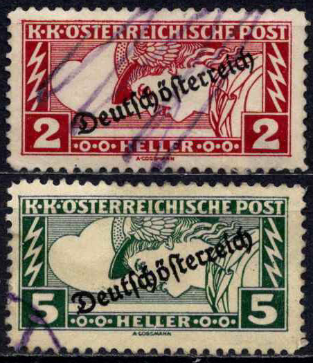 Austrija, pilna serija, MiNr 252-253 Used (O)