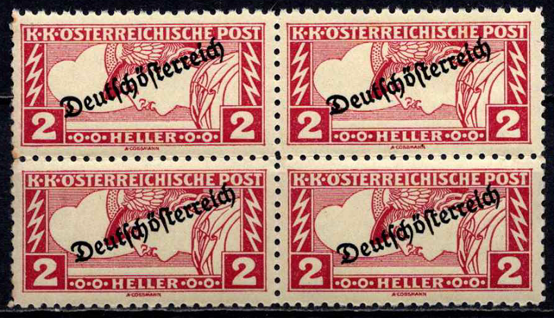 Austrija, kvartblokas MiNr 252 MNH**