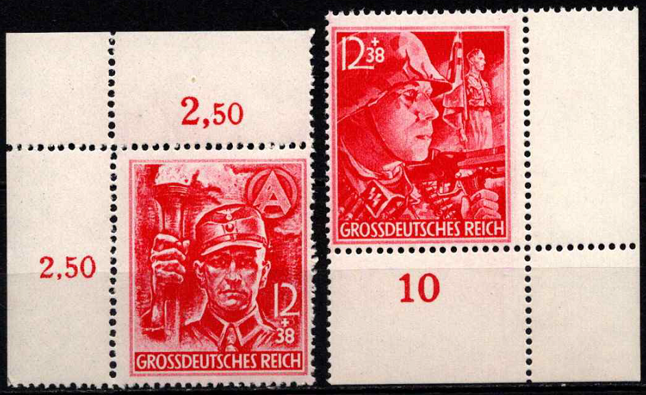 Vokietijos Reichas, pilna serija, MiNr 909-910 MNH**